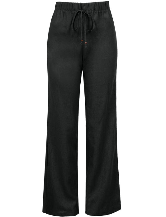 PLUS WIDE LEG PALAZZO/CHIFFON CASUAL PANTS NEWP90