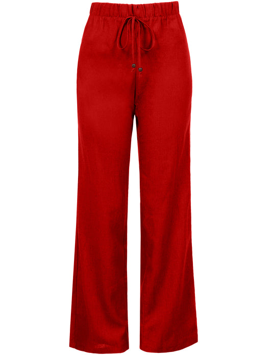 WIDE LEG PALAZZO/CHIFFON CASUAL PANTS NEWP90