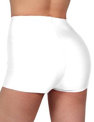 SEXY SHORTS METALLIC/SATIN SPANDEX HOT PANTS NEWP95 PLUS