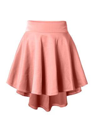 STRETCHY CASUAL MINI FLARED SKATER SKIRT NEWSK12 