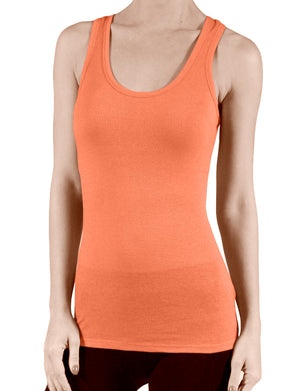 LIGHT WEIGHT CONTRAST INNER BINDING RACERBACK TANK TOP NEWT117 