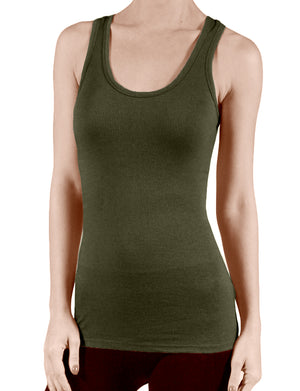 LIGHT WEIGHT CONTRAST INNER BINDING RACERBACK TANK TOP NEWT117 