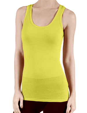 LIGHT WEIGHT CONTRAST INNER BINDING RACERBACK TANK TOP NEWT117 