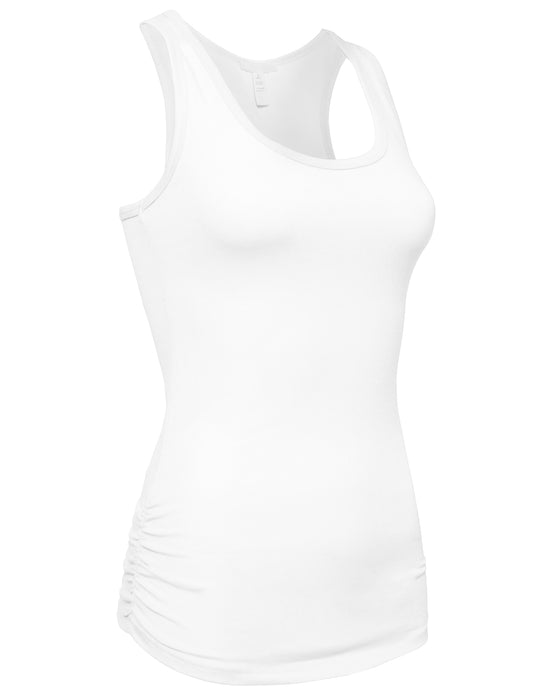 CASUAL ESSENTIAL RACERBACK TANK TOP NEWT14 PLUS