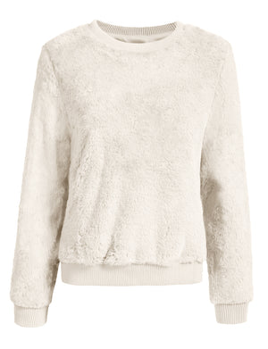 ULTRA SOFT FUR LONG SLEEVE T-SHIRTSWEATER NEWT1508 