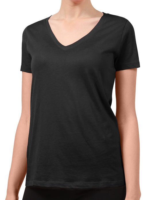 LIGHT WEIGHT BASIC SHORT SLEEVE V-NECK CASUAL T-SHIRTS NEWT211