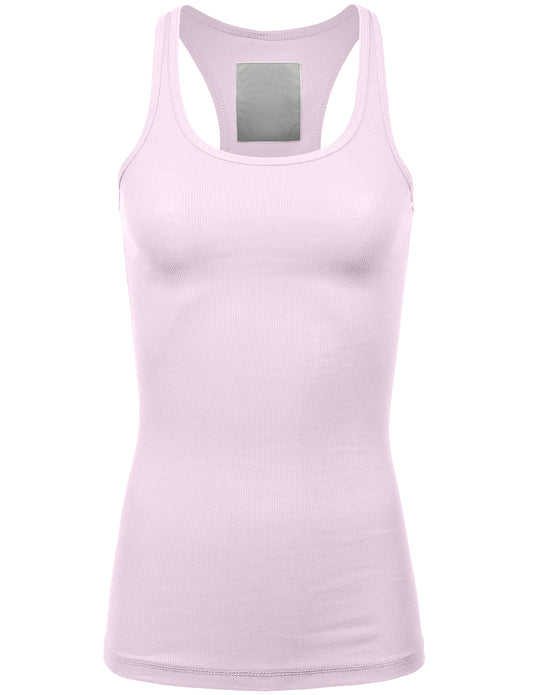 ROUND NECK RIBBED CROP TANK TOP NEWT239