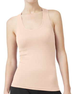 BASIC RIBBED RACERBACK TANK TOP NEWT26 