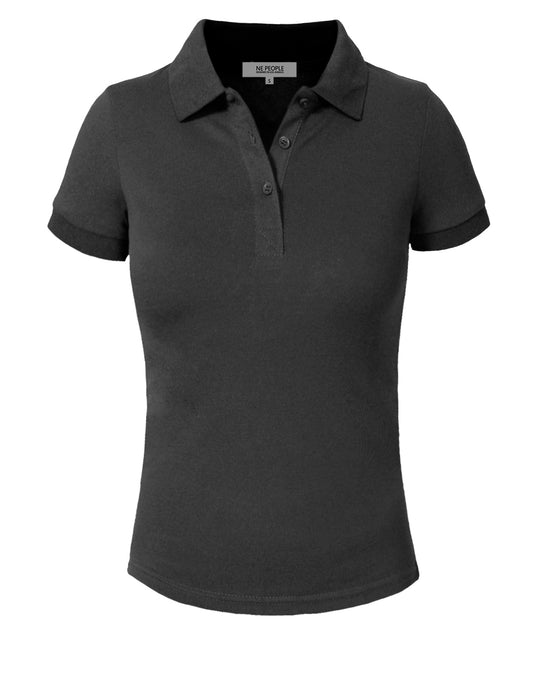 BASIC SOLID PIQUE POLO SHIRTS NEWT30 