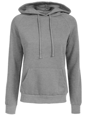 PULLOVER LONG SLEEVE FLEECE HOODIE WITH KANGAROO POCKETS NEWT325 