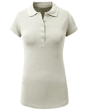 LIGHT WEIGHT BASIC SHORT SLEEVE PIQUE POLO SHIRTS NEWT81 