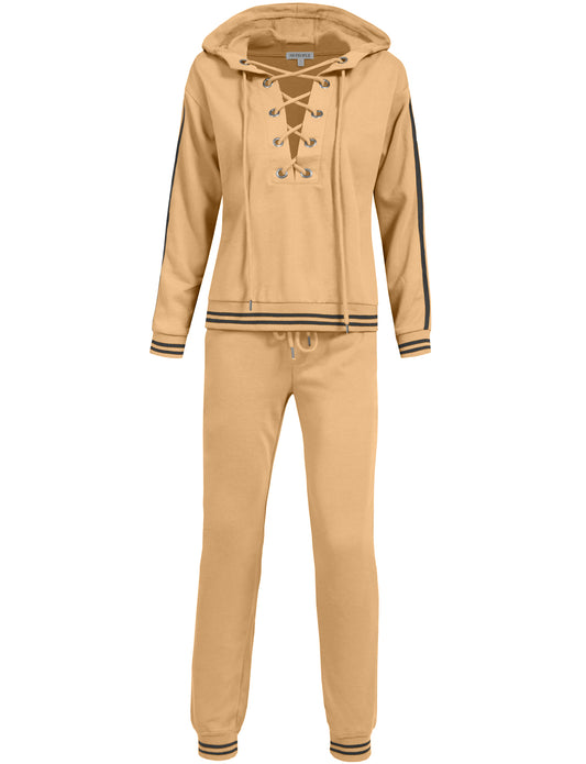 CASUAL BASIC ZIP-UP HOODIE TERRY SWEATSUIT TRACKSUIT SET NEWTS12