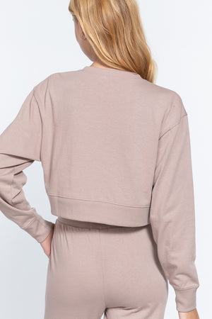 LONG SLV CREW NECK SWEATSHIRT & PANTS SET